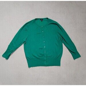 Ann Taylor Womens Button up Cardigans Sz XL Green